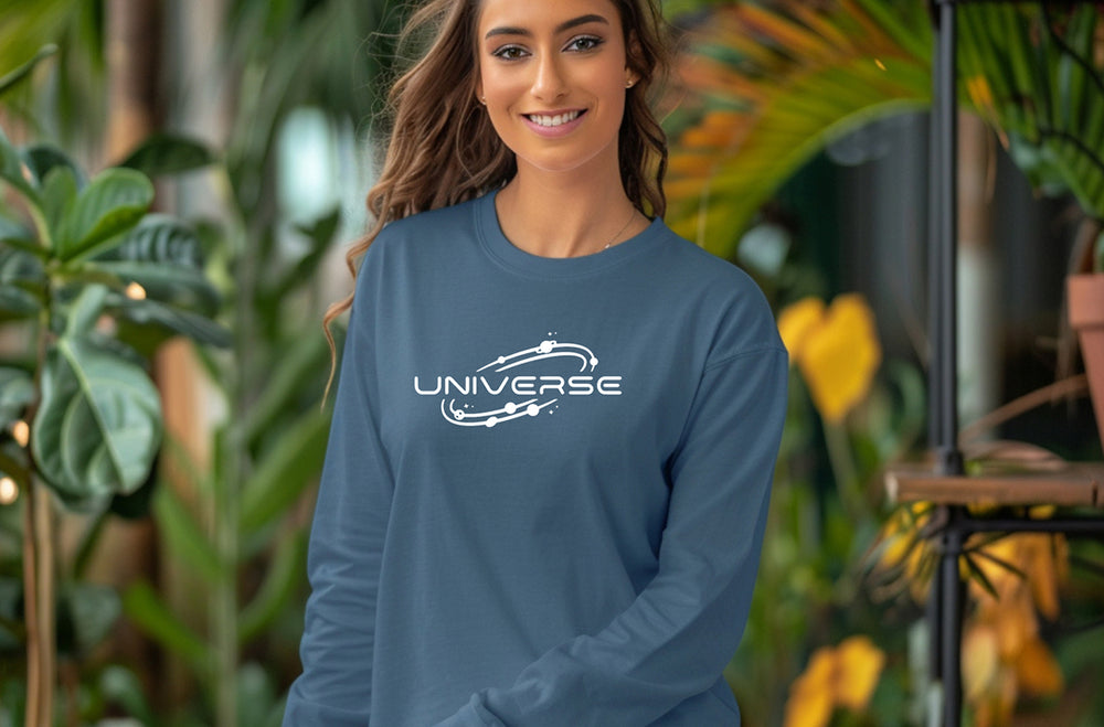 
                  
                    Dame Universe Heather Deep Teal Unisex Long Sleeve Tee
                  
                