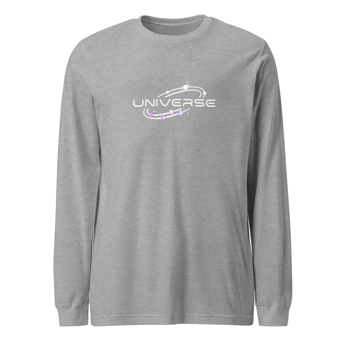 Dame Universe Athletic Heather Unisex Long Sleeve Tee