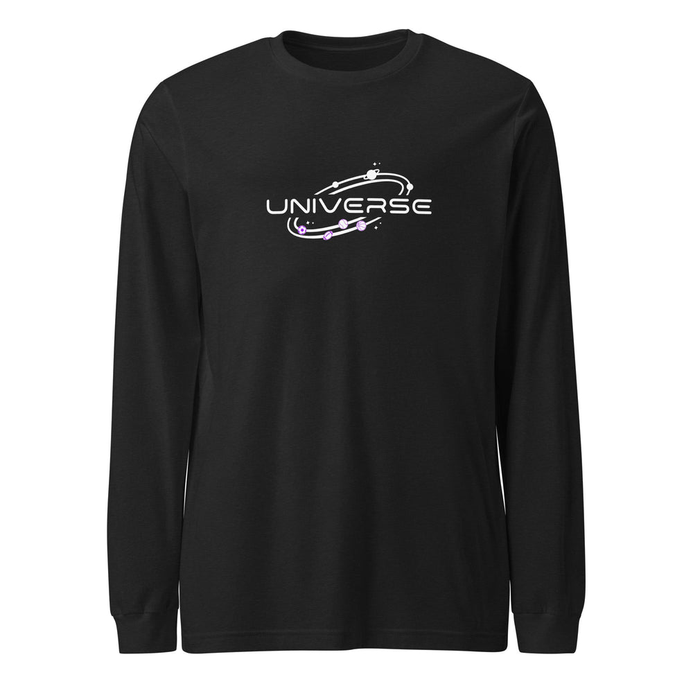 Dame Universe Black Heather Unisex Long Sleeve Tee