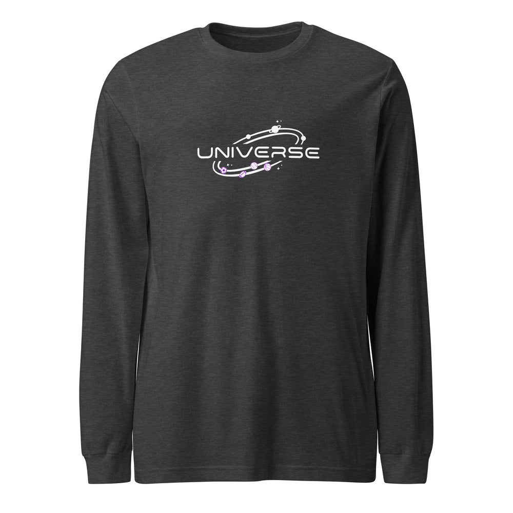 Dame Universe Dark Grey Heather Unisex Long Sleeve Tee