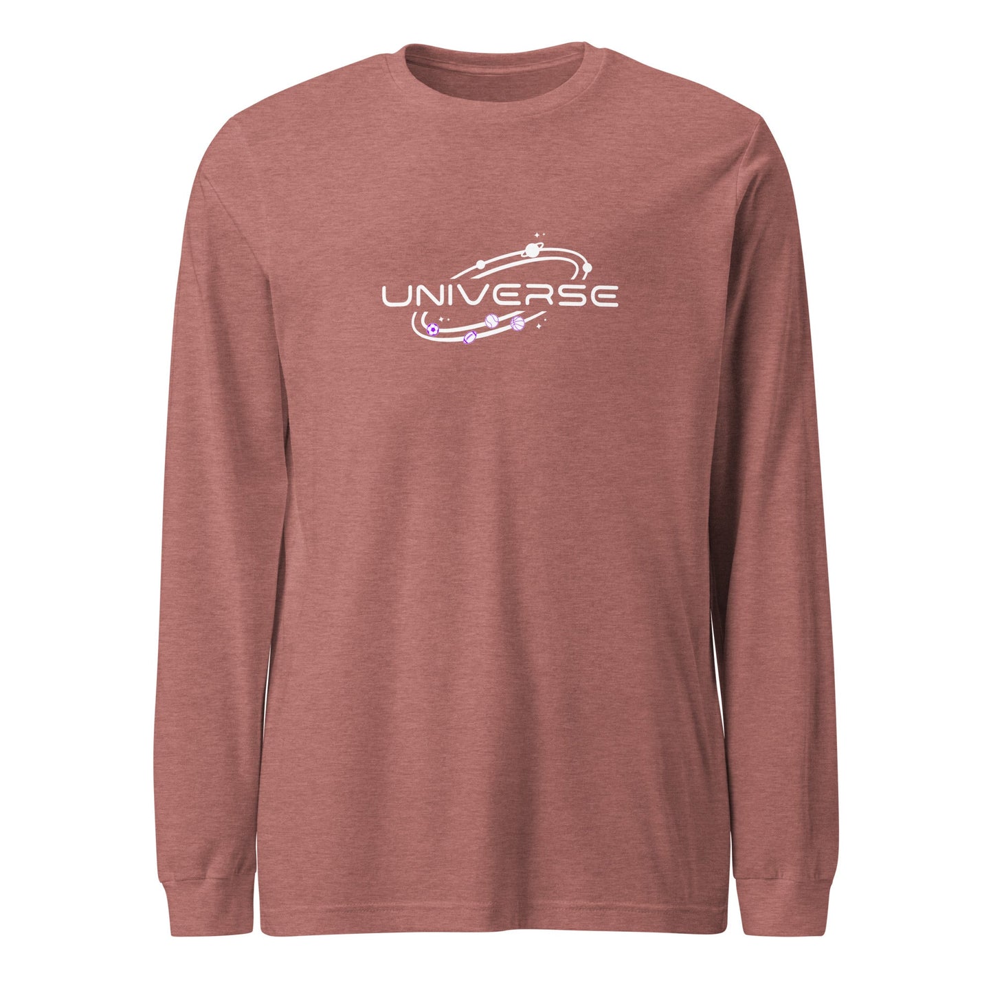 Dame Universe Heather Mauve Unisex Long Sleeve Tee