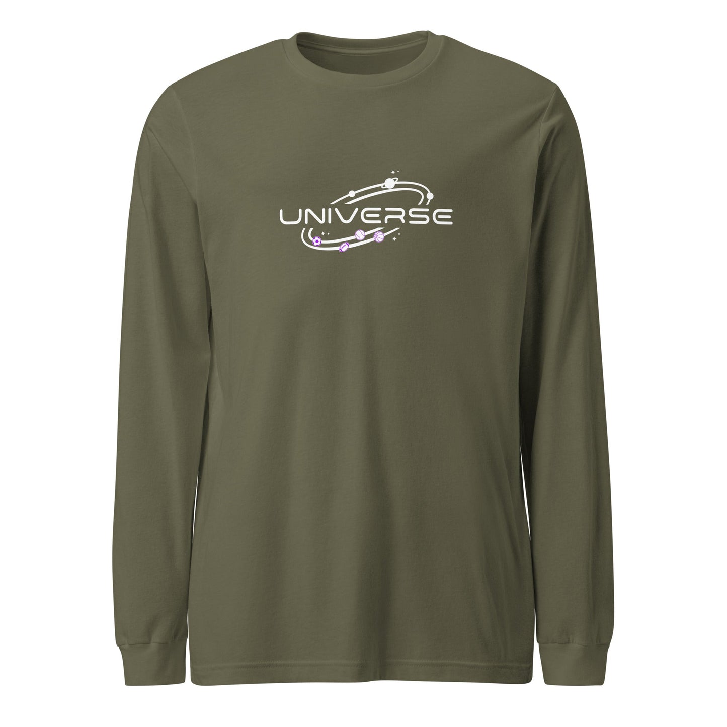 Dame Universe Military Green Unisex Long Sleeve Tee